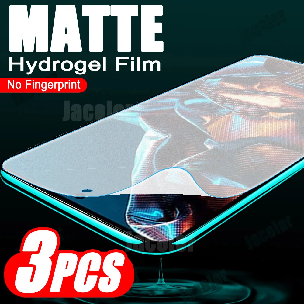 3PCS Matte Hydrogel Film For Xiaomi Poco X5 Pro X3 NFC F4 GT F3 F2 C40 Frosted Safety Protector Soft Film Xiomi Little X 5 X5Pro