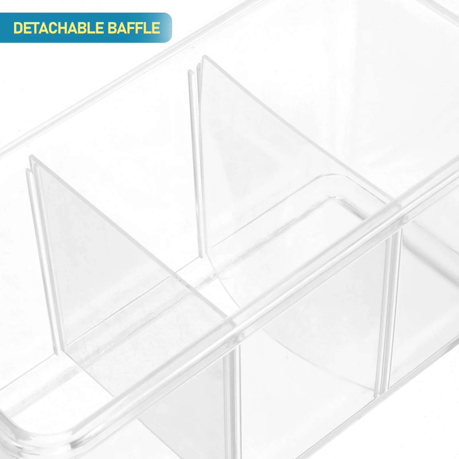 

Transparent 3-Compartment Fish Breeding Tank Aquarium Box For Isolation Spawning Small Fish Goldfish Shrimp Clear Plastic