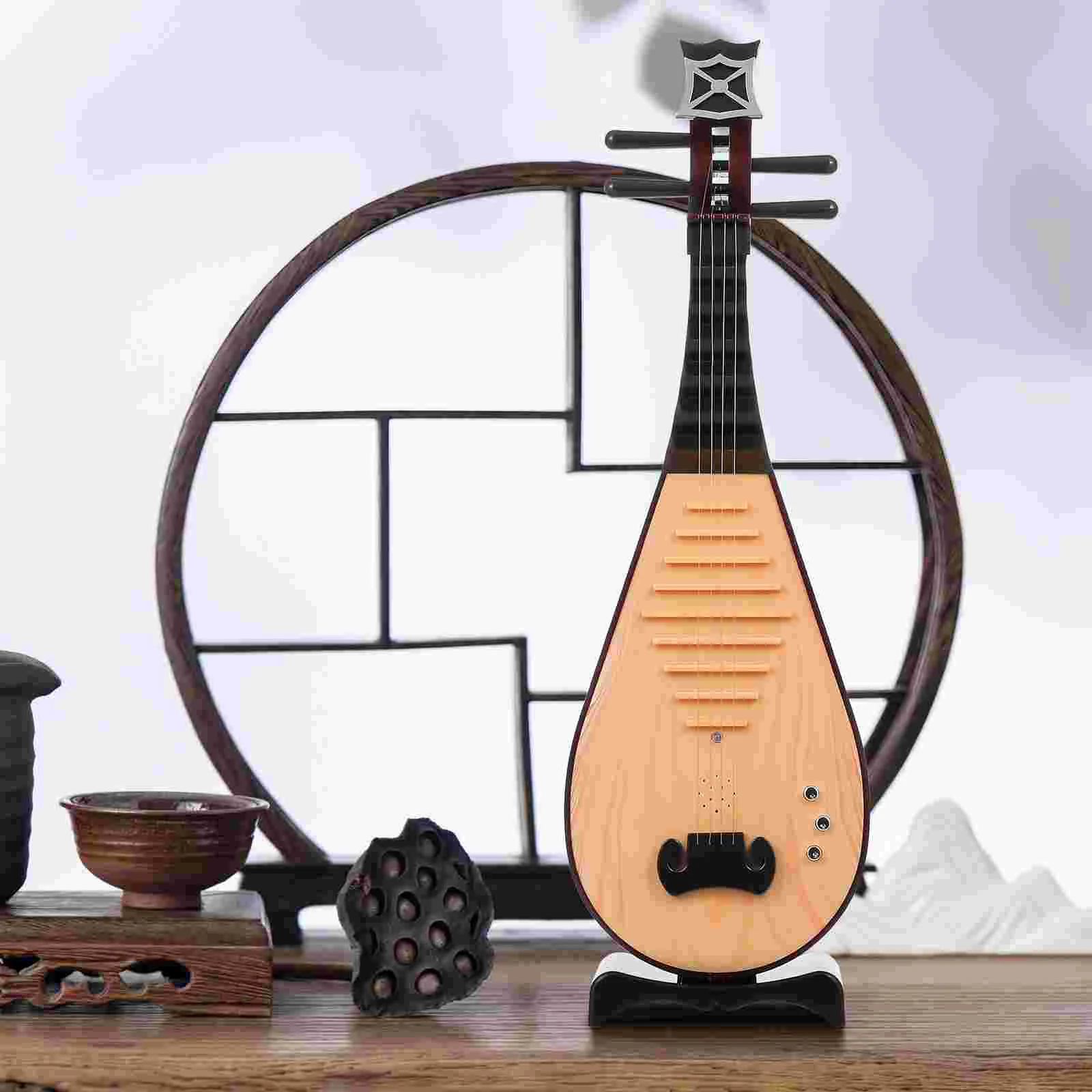 Lute Photo Studio Prop Simulation Instrument Model Guitar Vintage Plastic Ancient Style