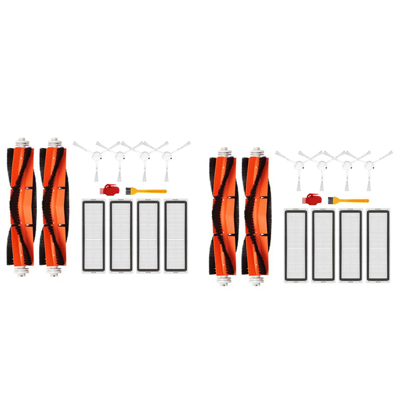 【お得！】2x-xiaomi-mijia-1c-2c-stytj01zhm-dreame-f9-フィルターメインサイドブラシモップクロスパーツキット掃除機ツール用