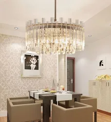 Modern Crystal Chandelier Living Room Bedroom Luxury Hanging Light Fixture Round Chrome Home Decor Led Crystal Ceiling Light