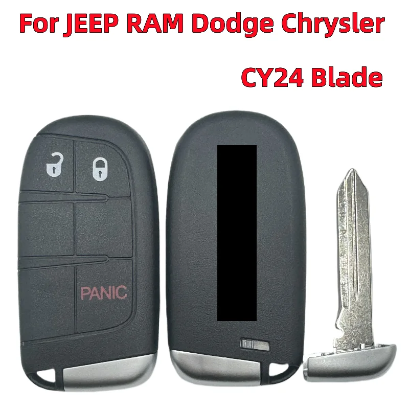 

For Jeep Grand Cherokee Dodge Ram 1500 2+1Buttons Remote Key Shell For Journey Charger Dart Challenger Durango Chrysler 300