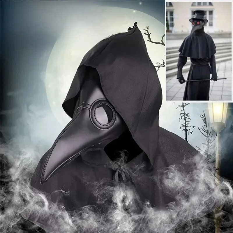 

Medieval Plague Doctor Cosplay Costume loween Outfit with Po Hanfu Women's Clothing Spring 2026 Faion Ladies' Set
