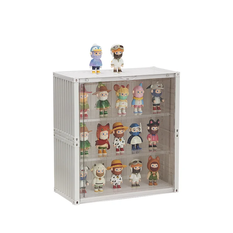Container Blind Box Storage Display Case  Figurine Storage Box Home Dustproof Doll Display Cabinet Desktop Toy Storage Box