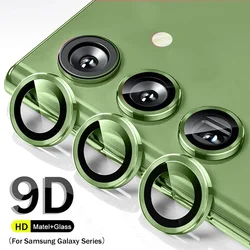 Metal Lens Rings For Samsung A55 A35 A25 A15 A05 A05S A14 A24 A34 A54 M54 M14 M55 Camera Glass Protector Alloy Frame Cover Film