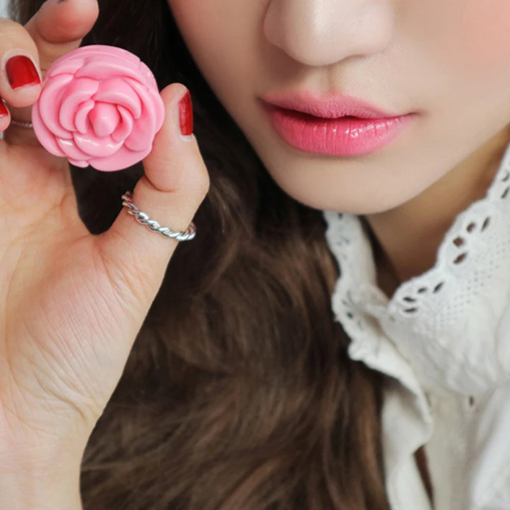 6pcs Empty Lipstick Box Refillable Cream Containers Travel Bottles Facial Eye Cream Women Girls Lightweight Portable