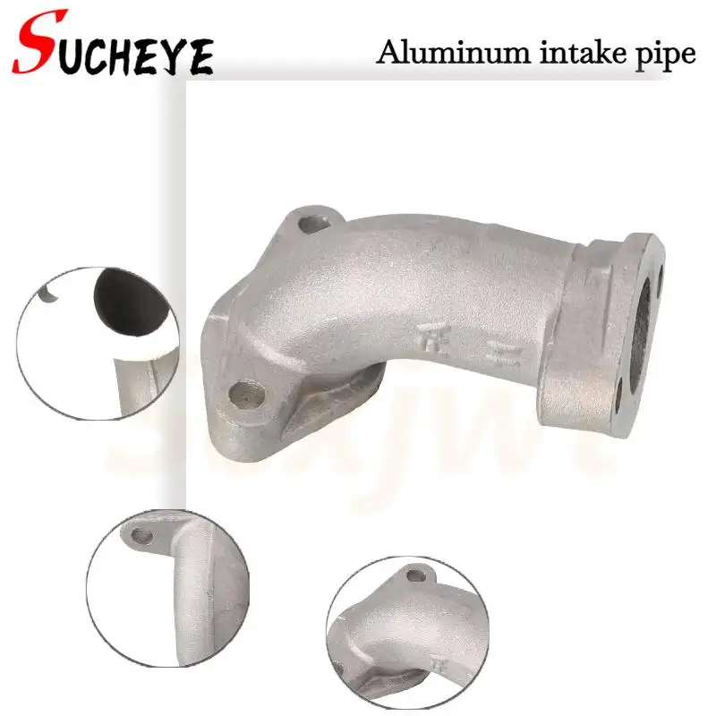 

JH70 & Go Karts 1x New PZ19 19MM Carburetor Intake Pipe Manifold Compatible with 50cc 110cc 125cc Pit Dirt Bikes Z50 ATVs Quads