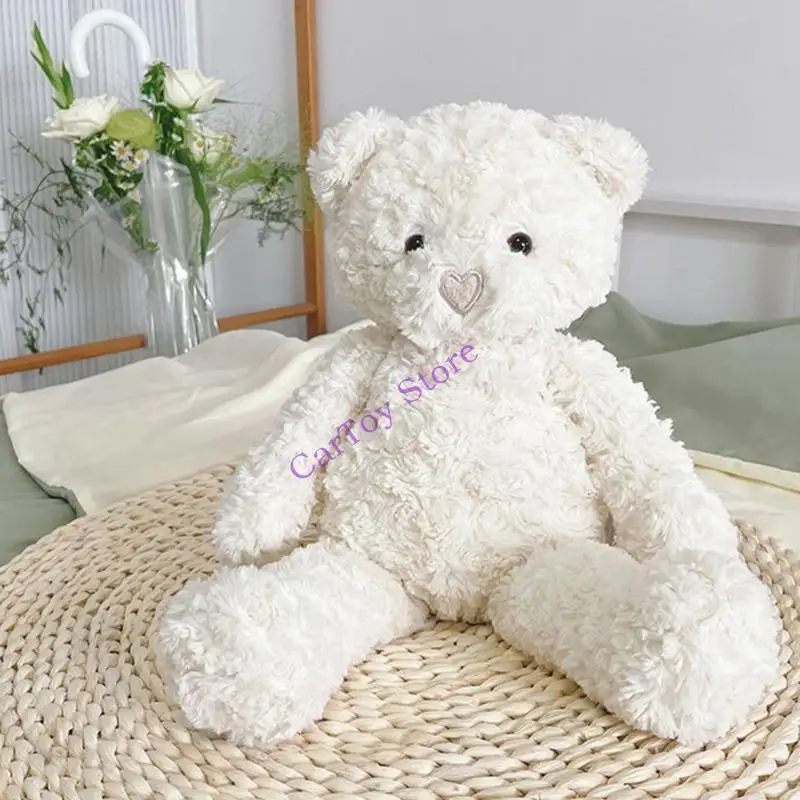 Lovely Bear Plush Toy Animal Doll Decorative Stuffed Bear for Couch Car Cuddly Toy for Adult Stress Relieve