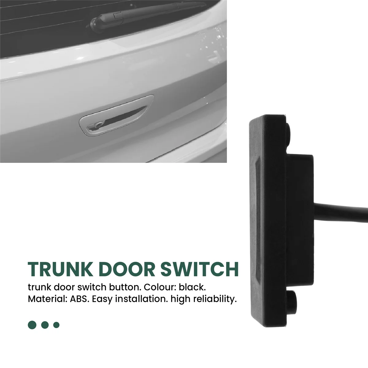 Hatchback Trunk Door Switch Button Handle for 2013 - 2021 I10 81260B4000 81260-B4000