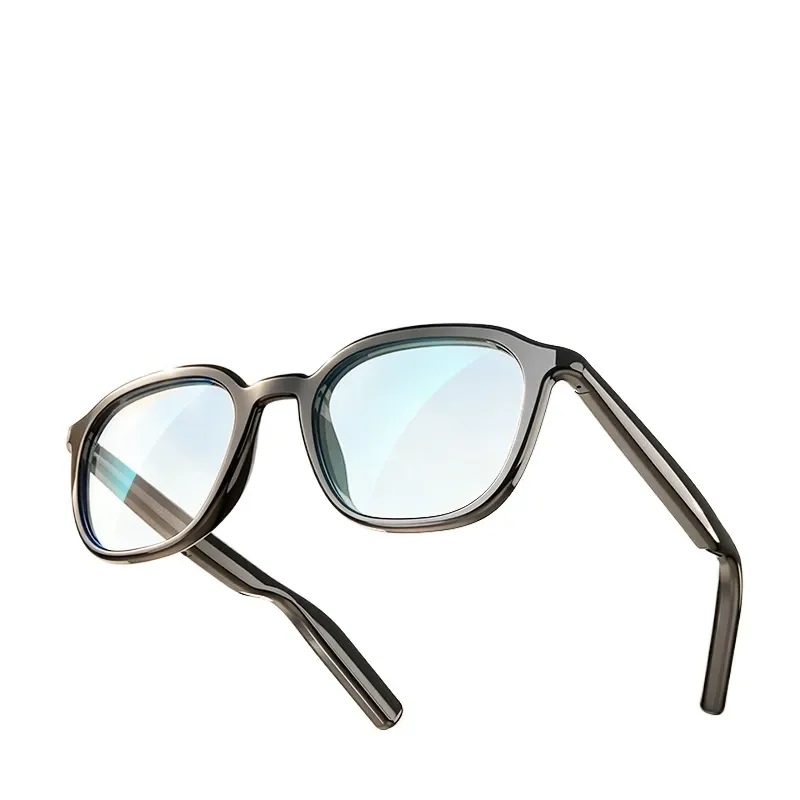 AI Smart Bluetooth Audio Glasses Men Women Anti Blue Light Lenses Wireless Headset Real Time Translation Meeting Notes