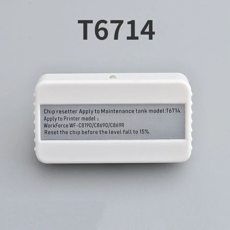

T6714 Maintenance Tank Chip Resetter for Epson C8690 C8190 C8610 C869 C878 WF-C8690 WF-C8190 WF-C8610 WF-C869R WF-C878R WF-C879R