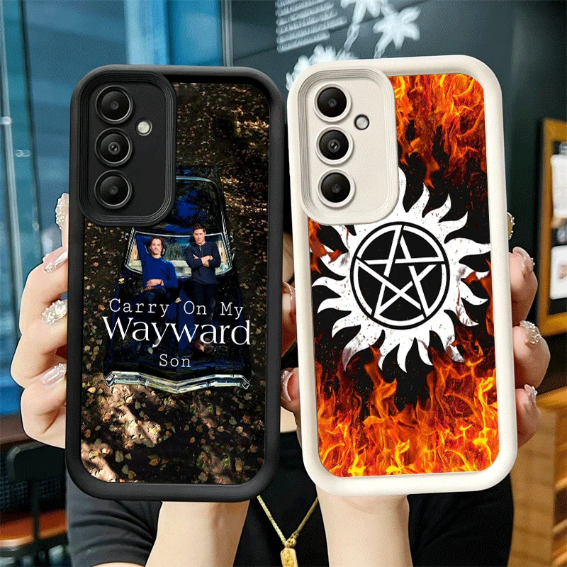 Phone Case for Samsung Galaxy A17 A16 A15 A14 A13 Supernatural SPN Babaite A56 A36 A26 A55 A35 A25 A54 A34 A24 A53 A33 A23 A07 A