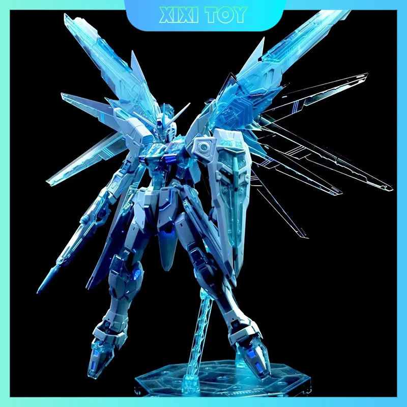 

NEW MG 1/100 Strike Freedom Glacier Frost Blue ZGMF-X10A Assembly Model Kit Collectible Action Figure Plastic Toy Ornaments