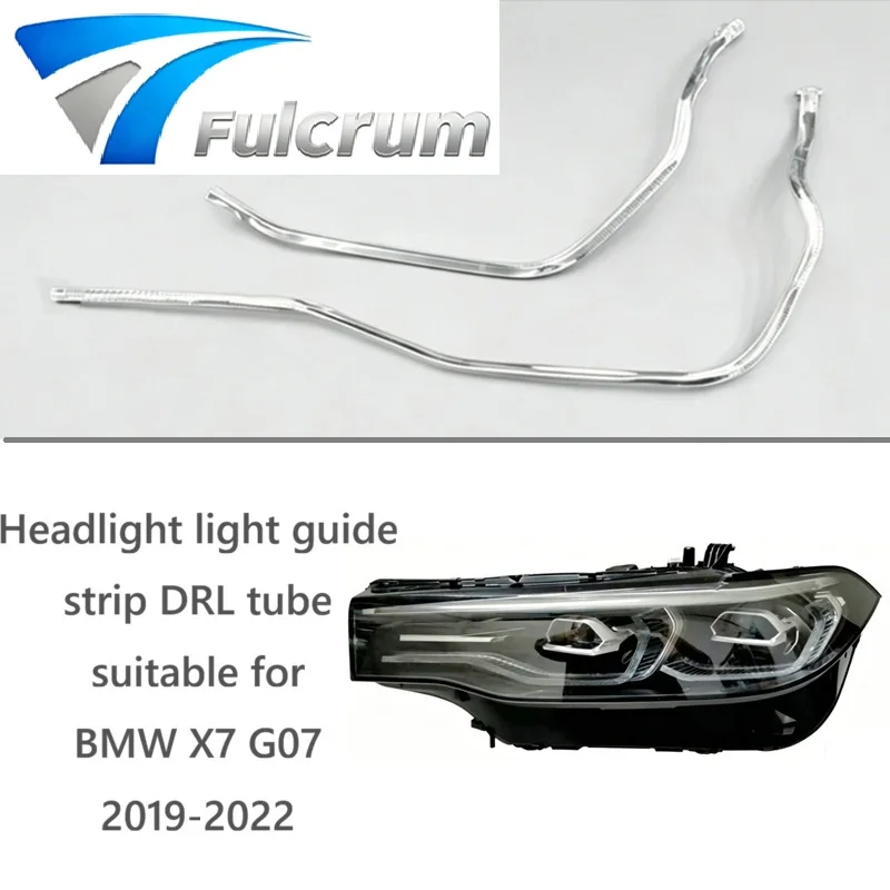 ヘッドライトライトガイドストリップ-デイタイムランニングライトチューブ-drlチューブ-bmw-x7-g07-2019-2022年モデルに適合