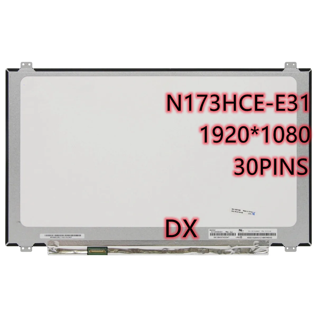 17.3 inch Laptop Screen B173HAN01.0 N173HCE-E31 N173HCE- E41 LTN173HL01 NV173FHM-N41 LP173WF4-SPF1 SPF2 SPF3 SPF4 SPF5 LCD FHD I