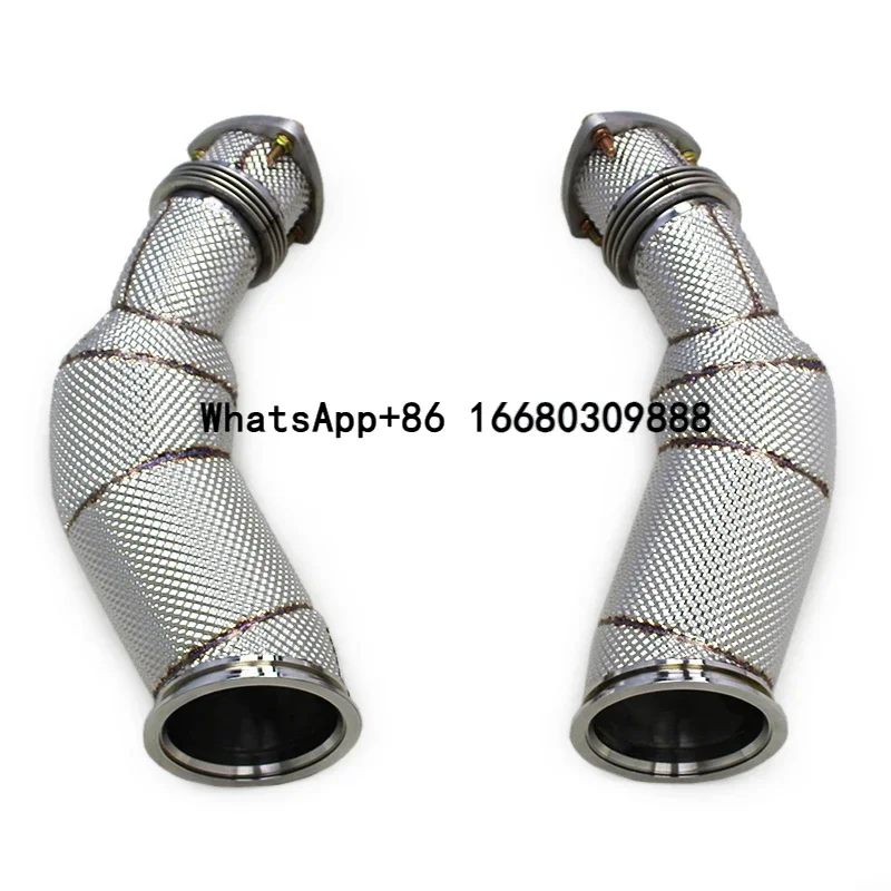 COC Sport Free Flow Exhaust Downpipe For Aston Martin DBS 5.2L 2019-2024 Stainless Steel Exhaust Downpipe Car Accessories System