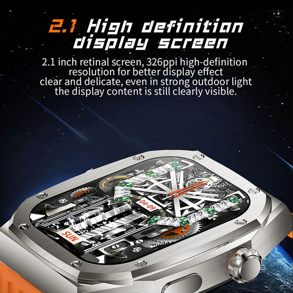 Z79 MAX Smart Watch NFC Lingdong Island 5.1 Bluetooth Call Sleep Blood Pressure Monitoring Three Watch Straps Waterproof Watches