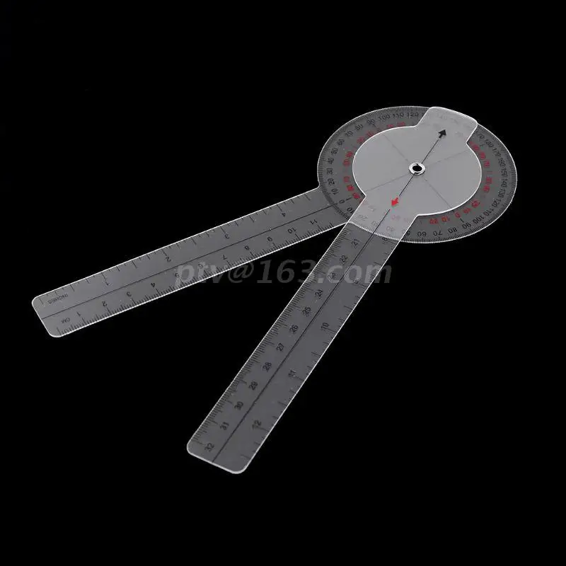 13inch 33cm Goniometer Medical Joint Ruler Calibrated Orthopedics Angle Rule Spinal Finger Angle Ruler Protractor