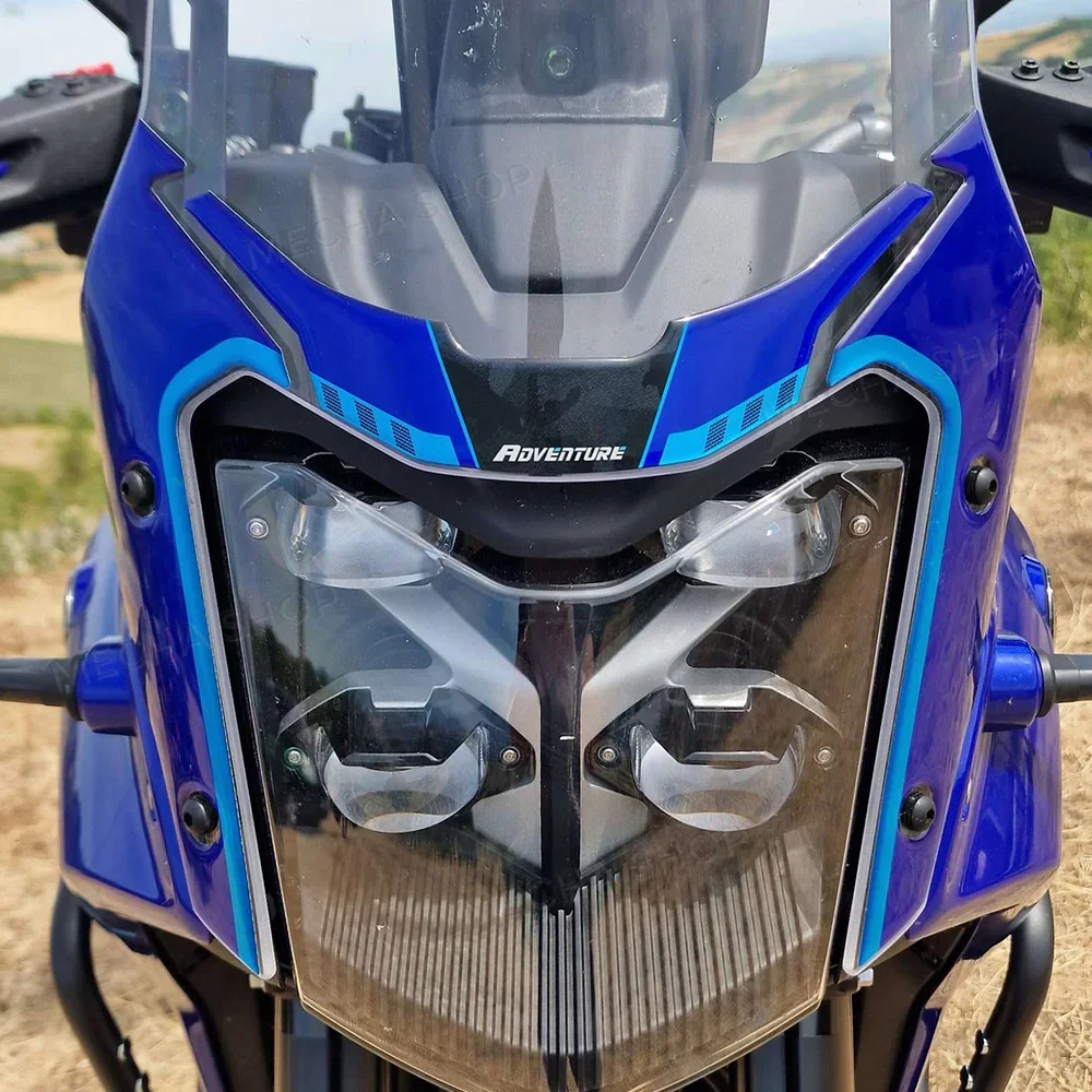 For Tenere 700 2025 T700 2026 Icon Blue 3D Sticker Kit Decorative Frontale Decal Waterproof