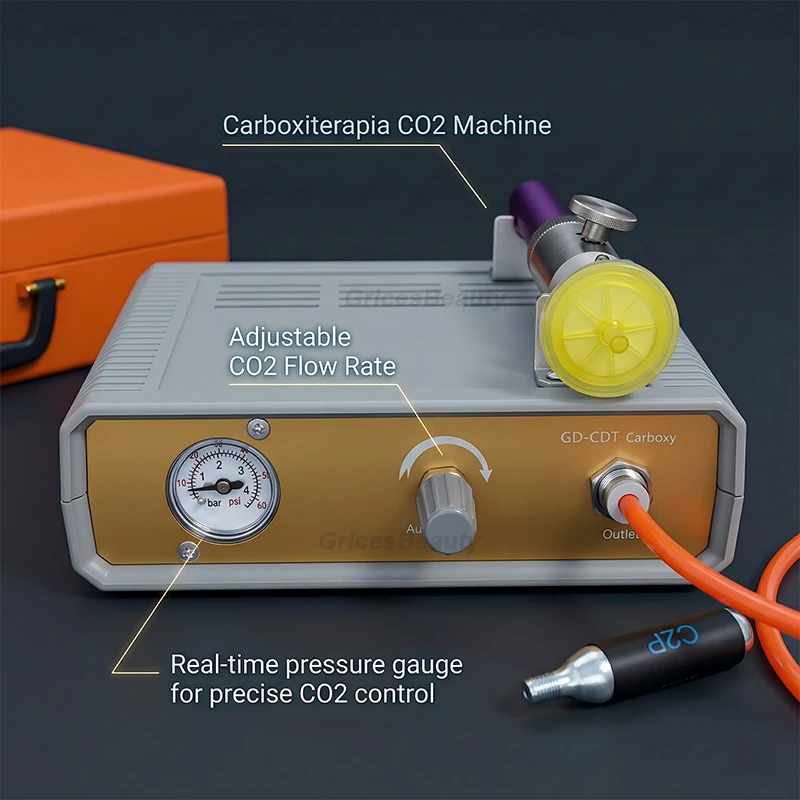 Factory Wholesale Firming Skin CO2 Carboxy DeviceC2P Tanks Stretch Mark Removal Anti Aging Face Lifting Machine Home Use