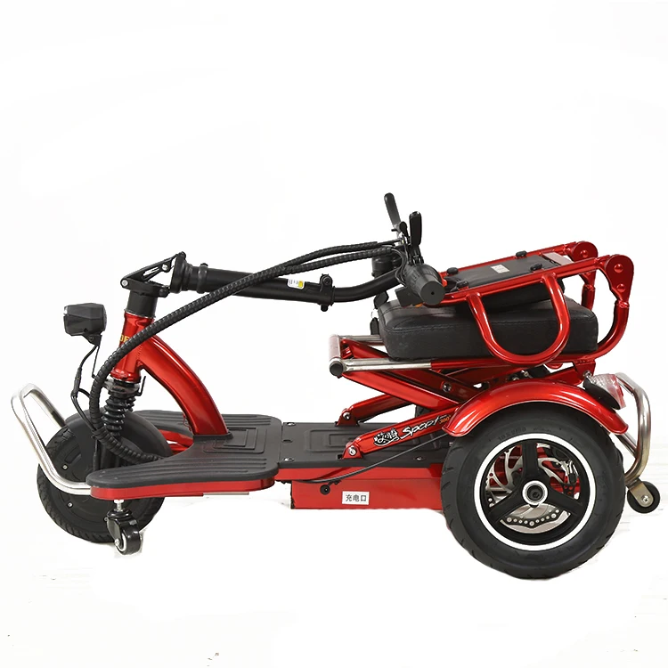 Three Wheel Mini Scooter 350w Motor Lithium Battery Tricycle 3-Wheel Trike  for Elderly Handicap Outdoor Traveling Scooters