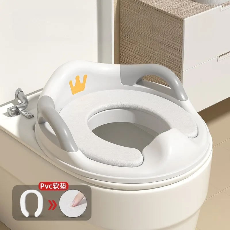 Portable Baby Potty Training Seat for Boys Girls with Handles Fits Round & Oval Toilets Non-Slip with Splash Guard Children's