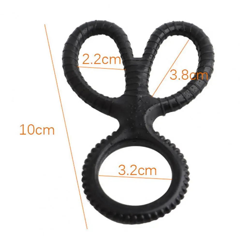 Cock Ring Tasteless Penis Ring Good Toughness Penis Delay Ring Silicone Delay Ejaculation Lock Ring Sex Dildo Ring