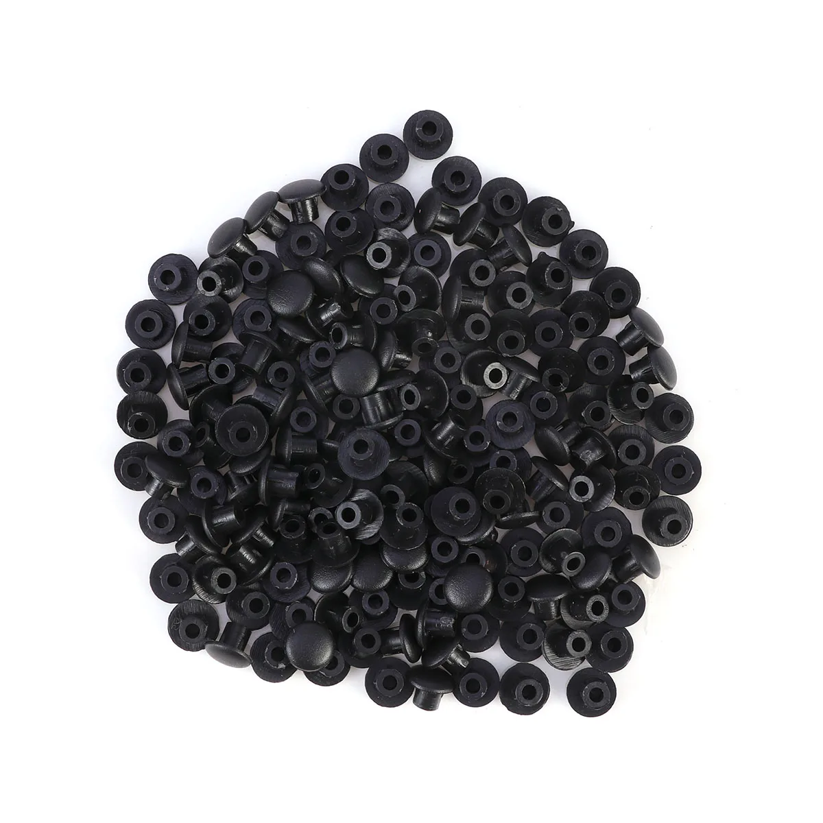 100 pcs 5Mm Screw Covers Decorative Caps For Cabinet Door Drawer Window Plastic Finishing Caps Screw Cabinet Hinge Cover Door