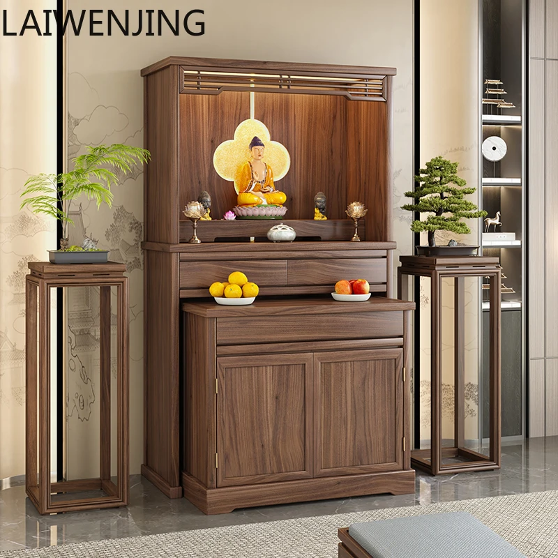 

SGF new Chinese shrine offering table shrine household vertical cabinet gongtai