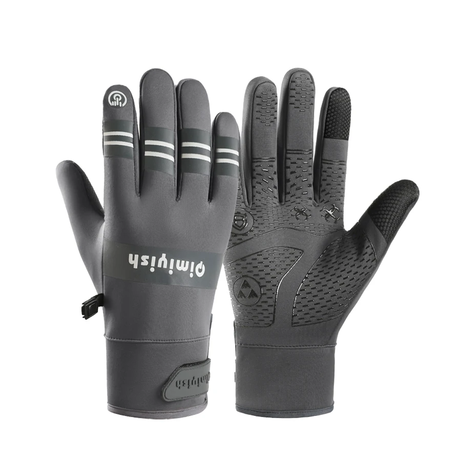 Neue warme Handschuhe für Herren, Winter, verdickt, rutschfest, Outdoor, Skifahren und Radfahren, Sport, wind- und kältebeständig, volle Handschuhe