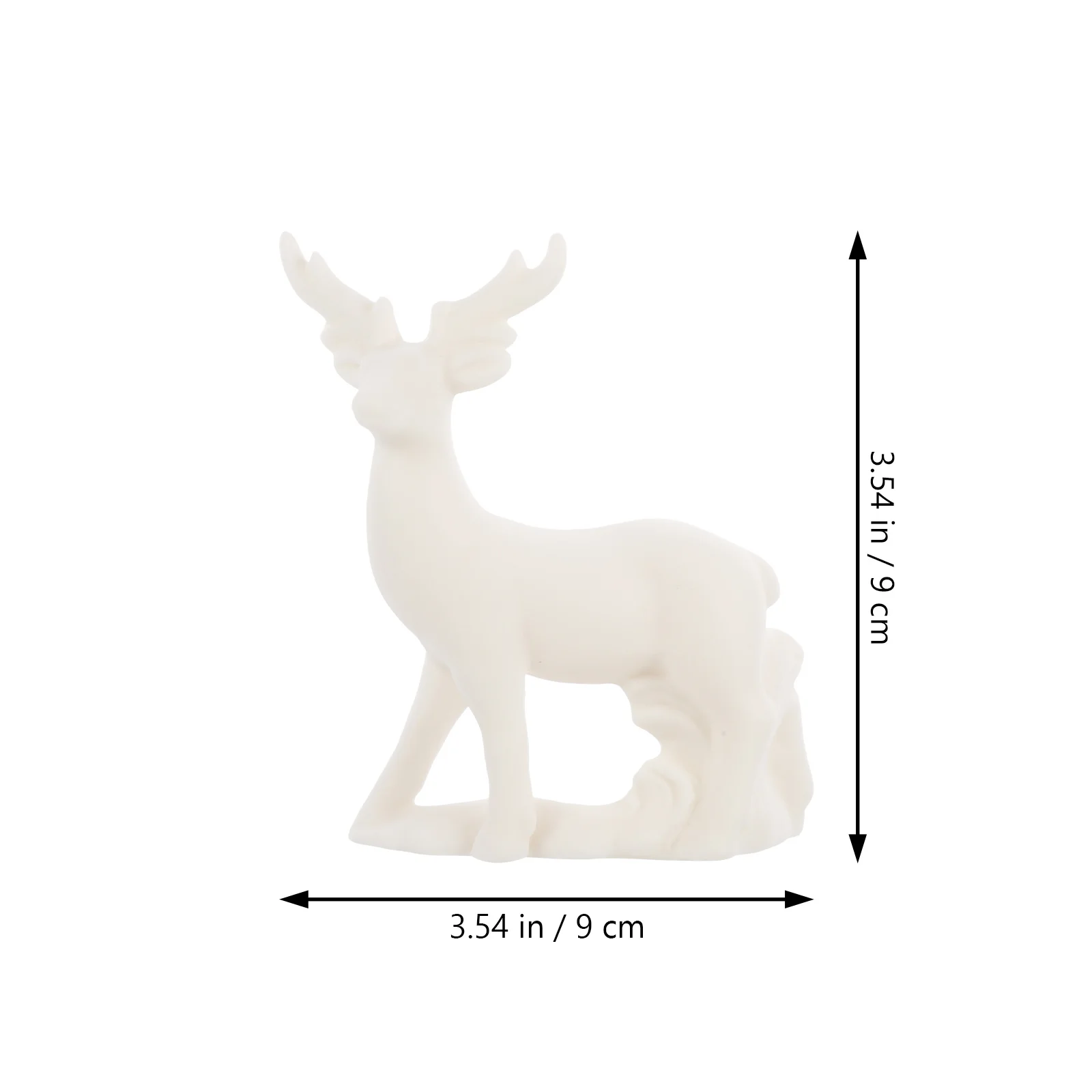 

Ceramic Deer Statue Good Material Good Workmanship Smooth Surface Comfortable Touch Creative Home Accessory Ceramic Deer Statues