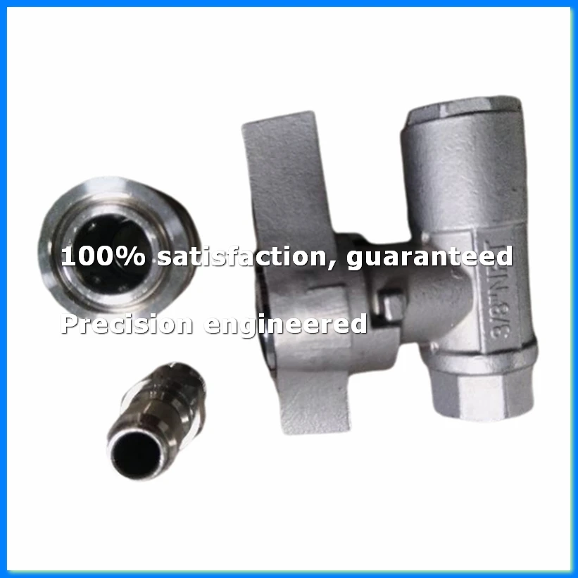 

Ball Valve Pressure Washer, 3/8Inch Quick Connect Ball Valve for Power Washer Hose, High Pressure Ball Valve, 5000 PSI-A79U