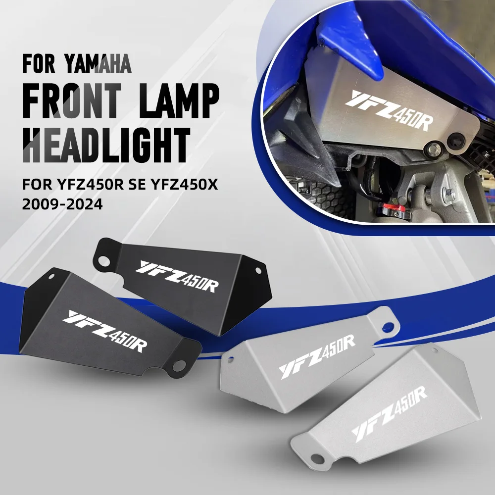 

2024 ATV For Yamaha YFZ450X YFZ450R SE YFZ450R/X Accessories Headlight Deletes Guard YFZ 450X 450R/SE 2009-2023 2022 2021 2020