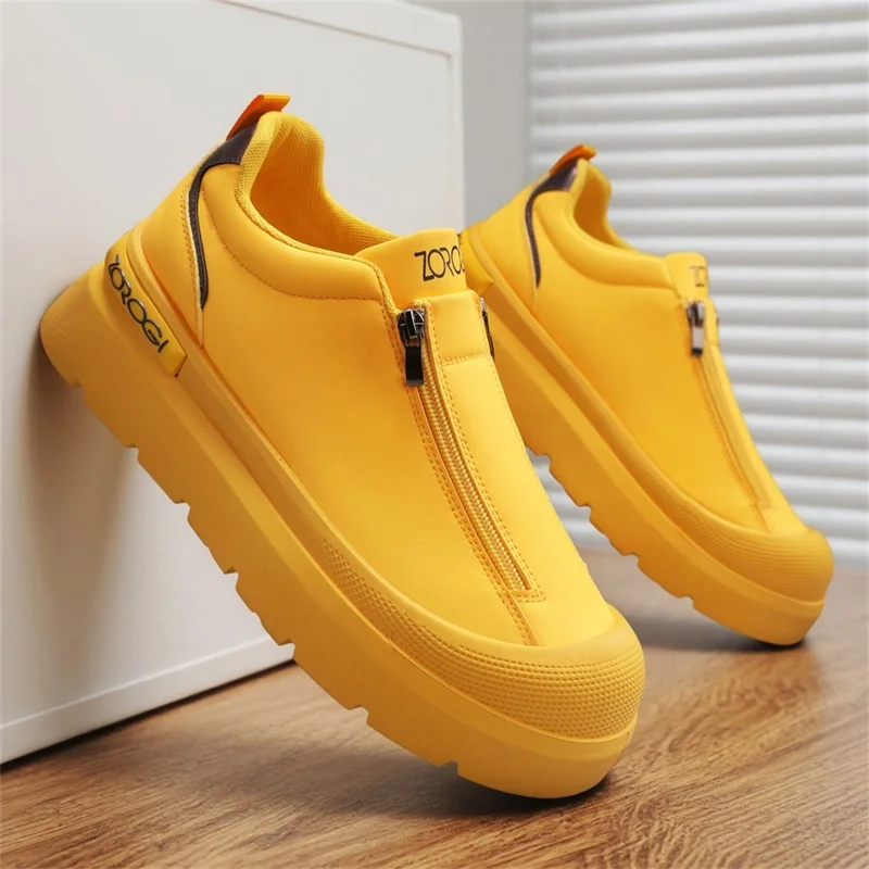 

Solid Colour Fashion Comfortable Breathable Low Top Men's Shoes 2025 Autumn New Male Casual Shoes Light Anti Slip Sports Shoes 7