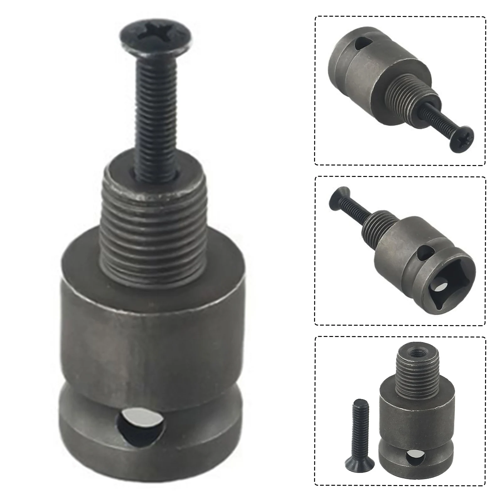 

Practical Brand New High Quality Material Screw Drill Chuck Adaptor Power Tools 12.7mm/0.5 20mm/0.79 1/2-20UNF