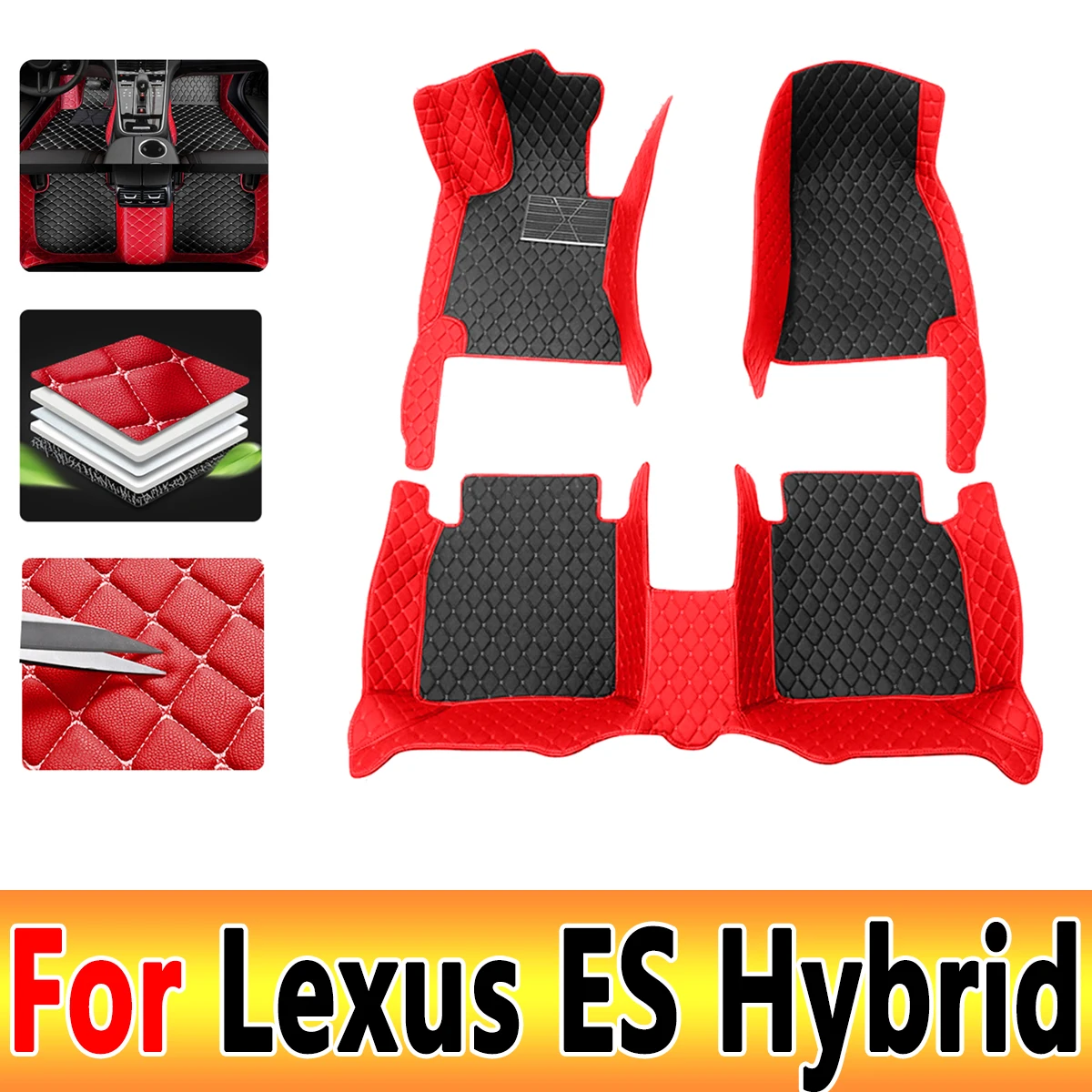 

Car Floor Mats For Lexus ES Hybrid 2022 2021 2020 2019 2018 Waterproof Carpet Rugs Custom Auto Accessories Interior Automobiles