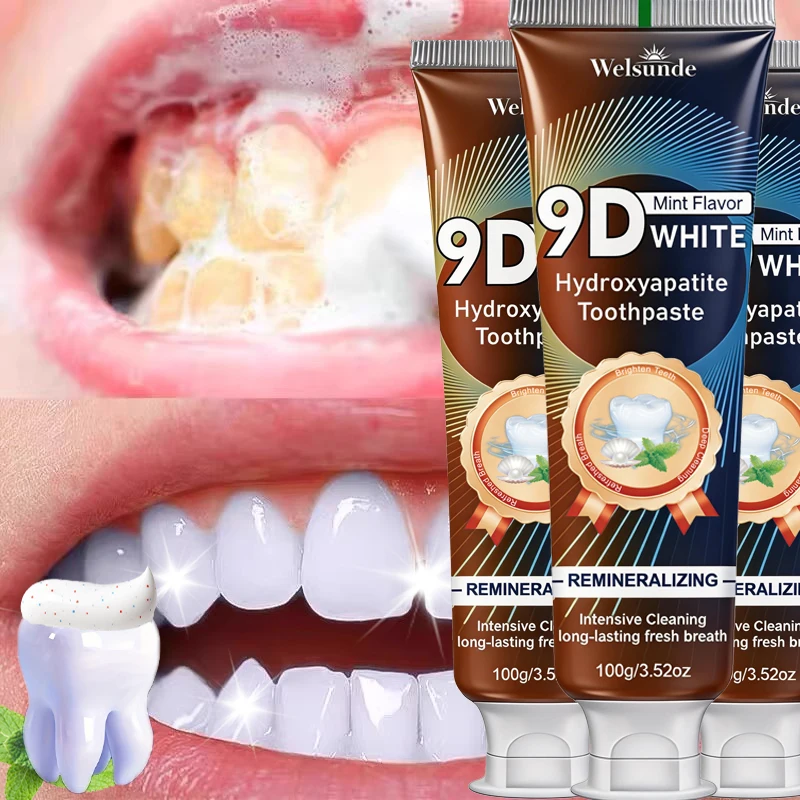 معجون أسنان 9D WHITE بنكهة الن - مراجعة Remineralizing Toothpaste وسعره