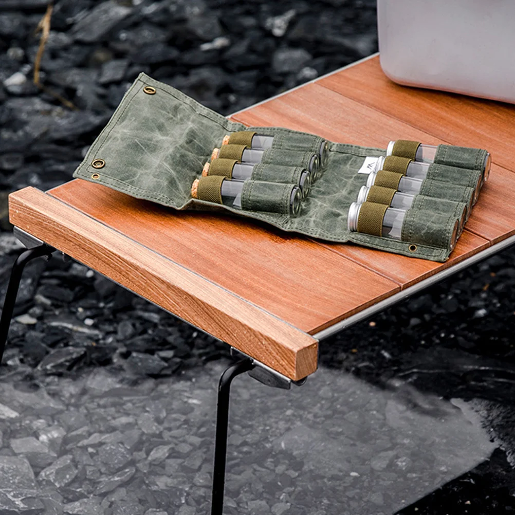 

1 комплект, набор банок для специй для кемпинга, многоразовый держатель для специй для путешествий на открытом воздухе, портативный контейнер для кемпинга, пешего туризма, пикника, барбекю, приготовления пищи