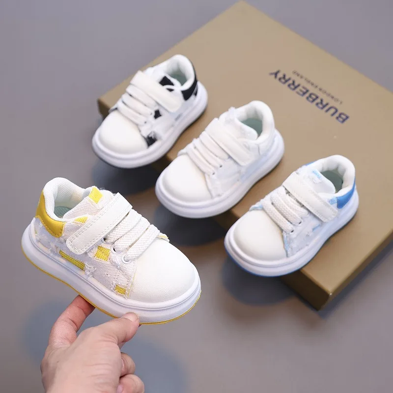 Children's Shoes Spring and Autumn Kid's Sports Shoes Anti slip Lightweight Boys Girls Board Shoes Soft Sole Baby Casual Shoes