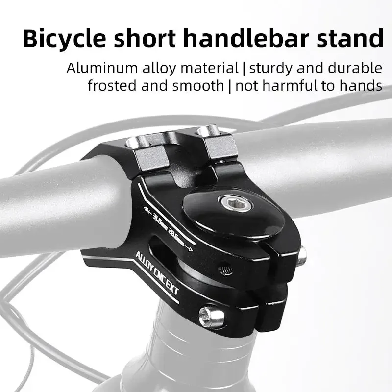 ESLNF 31.8 Stem 45mm Bike Short Stem CNC Aluminum Mountain Bicycle Handlebar Stem for Bicycle Road Bike MTB BMX