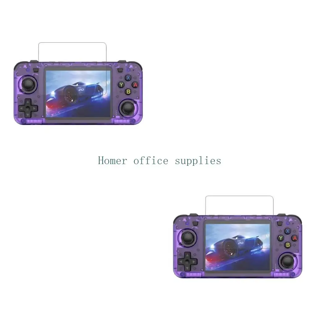 K43B High Hardness Tempered Glass Cover Guard for BOYHOM R36H Game Console with Scratch Resistant Protective No Bubble