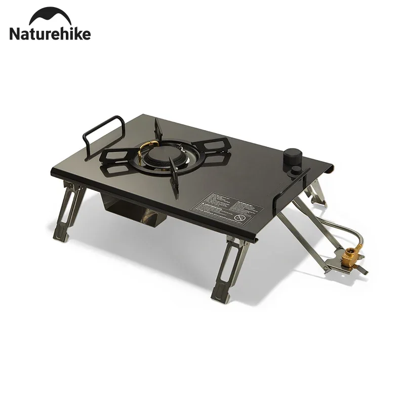 Naturehike IGT Gas Stove 4500W High Power Stainless Steel Stove Outdoor Foldable Gas Burner Strong Fire Burner Camping Stove