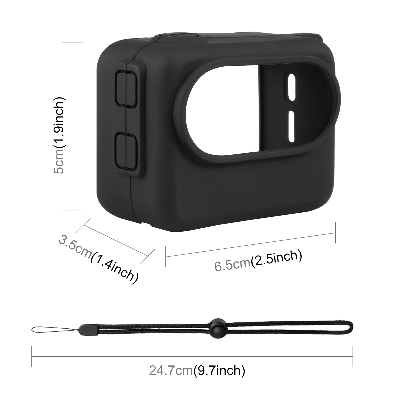 For Insta 360 GO3 Silicone Case Lens Cap Accessories Sports Camera Protective Case Accessories High Degree Of Adaptability