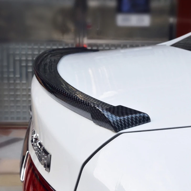 5D Carbon Fiber Cars Spoilers Styling DIY Spoiler Wing Sport Rear Spoiler Car Styling Refit Spoiler Universal