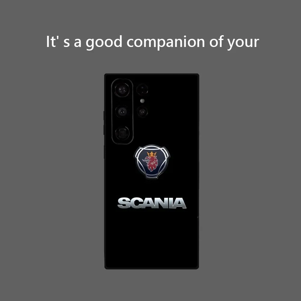 Luxury Car S-scaniaes-ES Phone Case for Samsung Galaxy S24 Ultra S22 S23 Ultra S21 S20 5G Protective Soft Silicone TPU