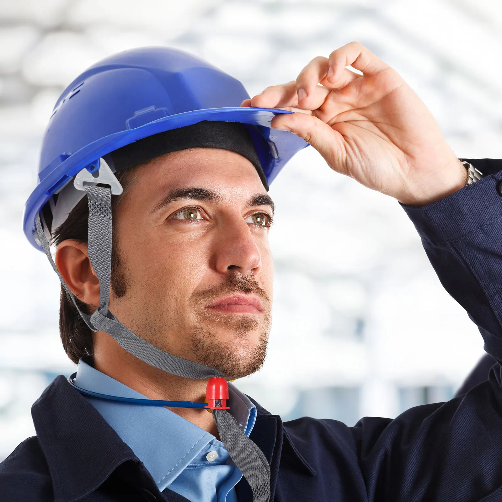 

Safety Helmet Adjustable Chin Strap Y Type Buckle Comfortable Fit Durable Plastic Construction Headgear Accessory