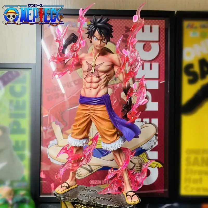 Экшн-фигурки бусошоку хаки эмиссионная обезьяна д Луффи Коллекция аниме 31 см Экипировка вторая Луффи Статуя Модель подарок