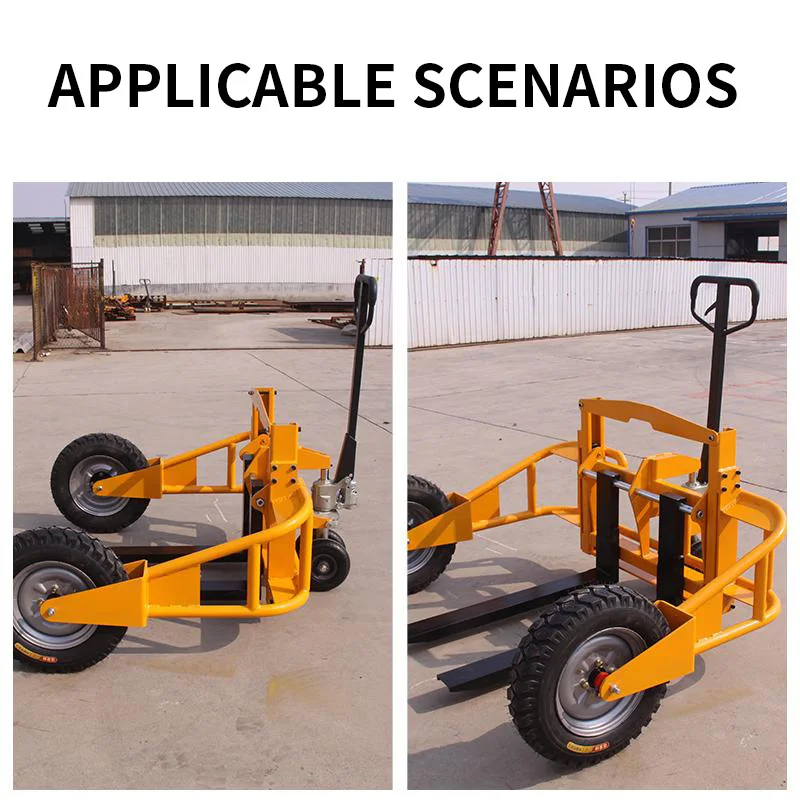 Land Off-Road Mountain Transport Vehicle, 1-Metric-Ton Manual Hydraulic Loading/Unloading Truck, Construction Site (Customized)