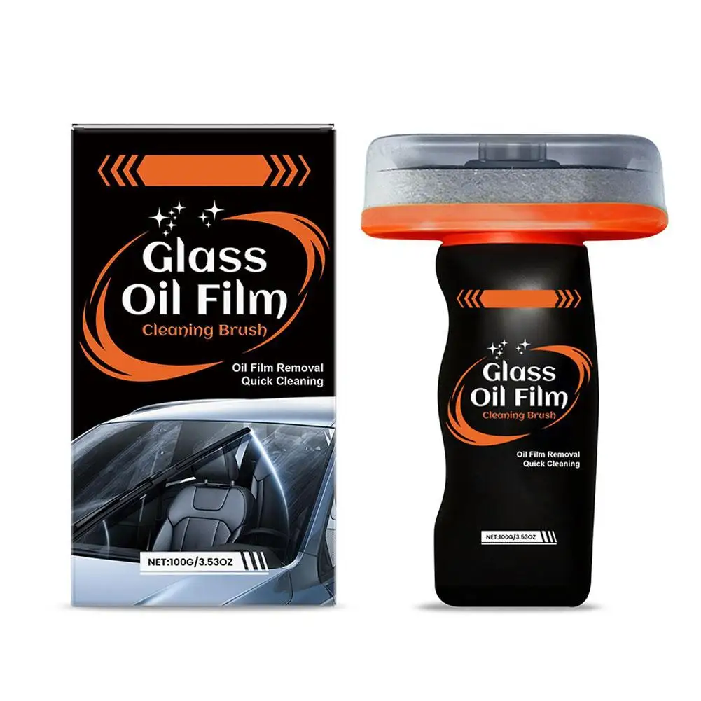 Removedor de Película de Grasa para Vidrios de Automóviles, Cepillo para Limpieza y Pulido de Vidrios, Antivaho, Eliminador de Película de Grasa, Limpiador Hidrofóbico