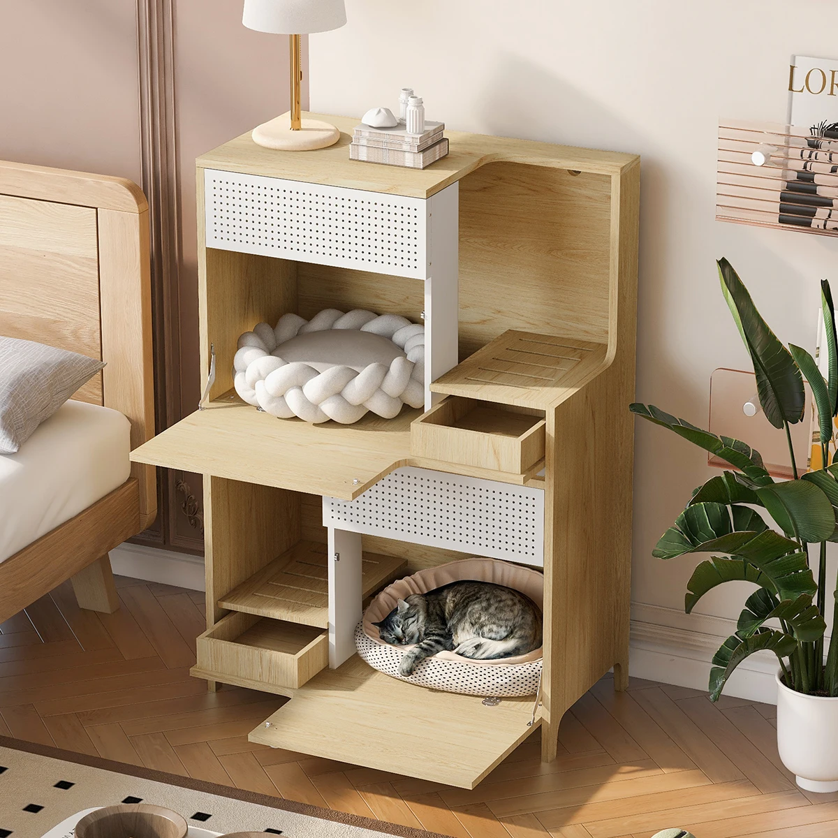 Cat Villa, Wooden C… - image